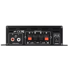Black 2.0 Channel AK280 Mini HIFI Stereo Audio Power Digital Amplifier Speaker