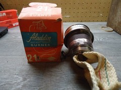 VINTAGE NEW OLD STOCK ALADDIN 21C INSTANT LIGHT BURNER ORIGINAL BOX