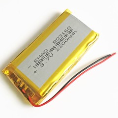 803160 3.7V 2200mAh Li-Po Polymer Rechargeable Battery For DVD Recorder PSP GPS