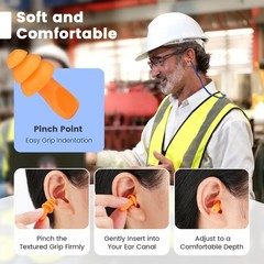 Shooting Ear Protection for Gun Range, 10 1 Count (Pack of 10), Multicolor