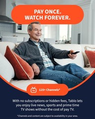 Tablo TV 4th Gen 4Tuner OverTheAir OTA DVR Watch, Pause & Record News, Sport…