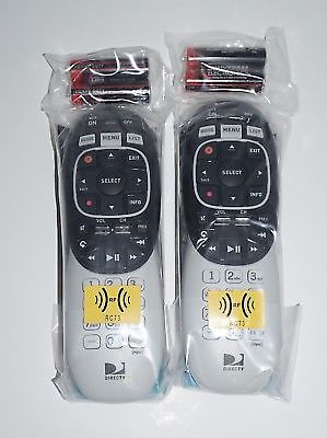 DIRECTV RC73 REMOTE CONTROLS / LOT OF 2 / IR/RF HR44/HR54 GENIE/BATTERIES/NEW!!