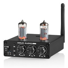 HIFI Tube Preamp with Bluetooth 5.0 Speaker Receiver Stereo Audio Amp USB Player