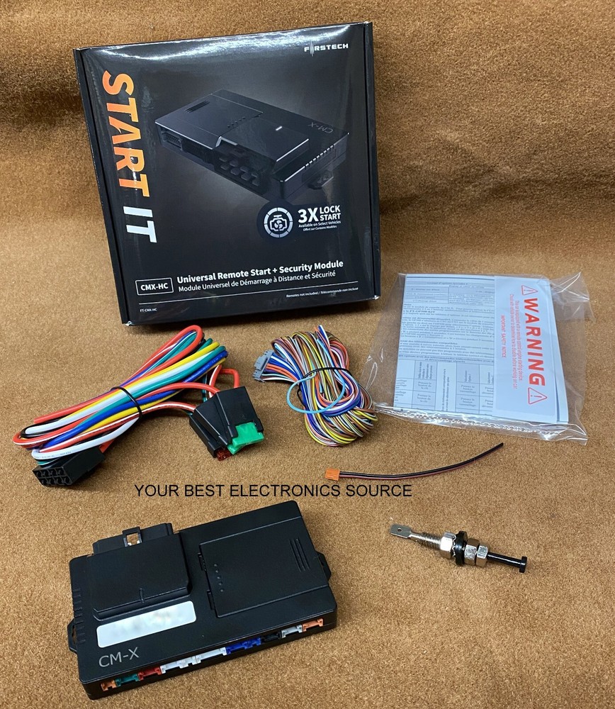 NEW Firstech FT-CMX-HC START-IT Universal Remote Start Alarm Controller Kit