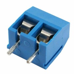 60Pcs 2/3Pin 5mm Pitch Blue KF301-2P/3P PCB Mount Screw Terminal Block Connector