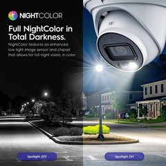 Amcrest 4K POE AI IP Security Camera 8MP Turret Color Night Vision Warranty