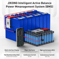 JK BMS 40-300A Active Balance Bms 4S 8S 16S 20S 24S Smart Bms Lifepo4 Li-Ion lot