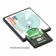 Standard SD SDHC SDXC To CF Compact Flash Memory Card Adapter Reader for Laptop