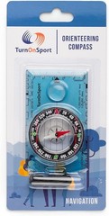 TurnOnSport Orienteering Compass – Advanced Scout for Green Orange