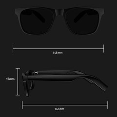 AI Smart Glasses 8K Camera Bluetooth Voice Control Wireless Sunglasses HD Video