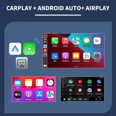 4-IN-1 Carplay Adapter Wired to Wireless CarPlay Android Auto Mirror Link –2026