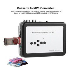 Portable Cassette Tape To MP3 Converter USB Flash Drive Audio Music