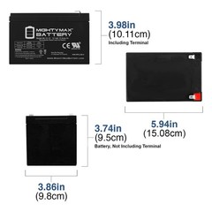 Mighty Max 12V 12AH SLA Replacement Battery for Weize AGM WP12-12