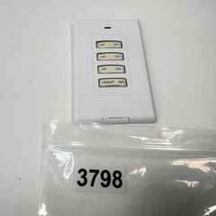 X10 RF StyleSwitch Model SS13A Stick-a-Switch Remote Wall Switch – White