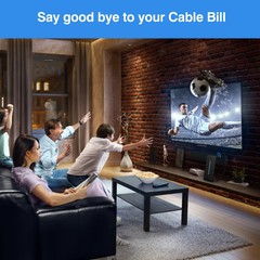 Upgraded 9000 Miles TV Digital Antenna HDTV Amplified HD 1080P 4K Long Range