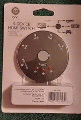 Brand New onn ONA17AV003 3-device HDMI Switch, Resolutions Up to 1080P