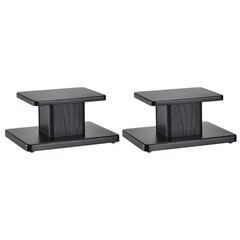2 x Wood Speaker Stands 5.9 Inch (15cm) Speaker Stand Hollowed Bases