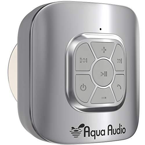 Portable Waterproof Bluetooth Speaker with Suction Cup – 10 Hours Silver