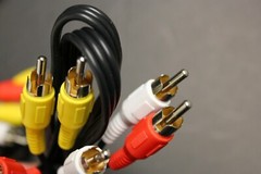 4 PCS OF 3 FT 4vINCH Composite AV 3-RCA AUDIO/VIDEO CABLE MALE RED YELLOW WHITE
