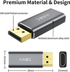 4K Display Port to HDMI Male Female Adapter Converter DisplayPort DP to HDMI