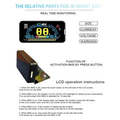 JK 4S-8S 100A/200A/300A Li-ion LiFePo4 LTO Active Balancer BMS Bluetooth/RS485