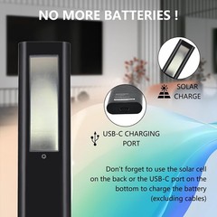 Original Samsung Solar Voice Remote BN59-01385A Bluetooth USB-C Rechargeable
