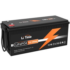 LiTime 12V 200Ah 300Ah 400Ah LiFePO4 Lithium Battery for RV Off-Grid Solar