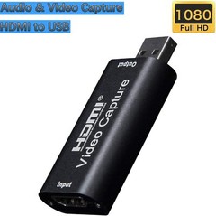 HDMI to USB 2.0 Video Capture Card 1080P HD Recorder Game/Video Live Streaming