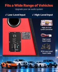 VEVOR Subwoofer Bass Package Complete Car Audio Subwoofer and Amp Package 12 in