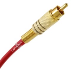 3.5mm (1/8″) Mono TS Male to Single RCA Male Gold Plated AV Red Cable