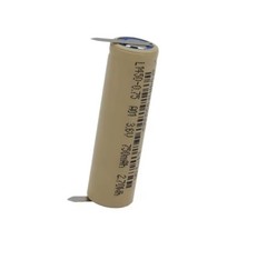 14500 750mAh 3.6V Lithium Ion Battery Centered Tabs Rechargeable Li-ion 49x14mm