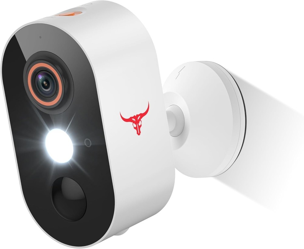 1080P Wireless Camera AI Human Detection Night Vision 2-Way Audio 2.4G WiFi Batt
