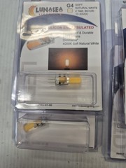 4 Lunasea Natural White G4 Bulbs 2W 10-30VDC Silicone Encapsulated