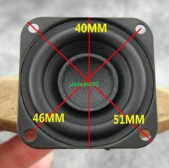 2pcs 1.5″inch 40mm 10W 4Ω full-range speaker 4ohm HiFi loudspeaker
