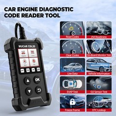 Mucar CDL20 OBDII OBD2 Scanner Code Reader Engine Car Fault Diagnostic Scan Tool
