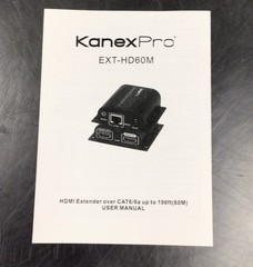 Kanexpro HDMI Extender over CAT6 EXT-HD60M
