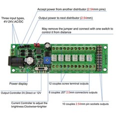 Evemodel PCB012 Power Distribution Board Self-Adapt 1 Count (Pack of 1)