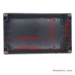 Project Box ABS Plastic Black Electrical 7.87″x4.72″x2.95″,