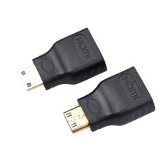 Mini HDMI Male to HDMI Female Converter Adapter Cable Connector 1080P