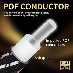 YYTCG Optical Audio Cable 1.5m Gold Plated