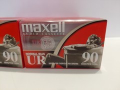 24 Maxell UR 90 Minute Blank Audio Cassette Tapes Normal Bias NEW SEALED