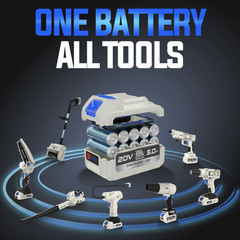Sun Joe X20-BATT-5A | X20 Series 20V 5Ah Lithium-ION Battery w/LED Indicator