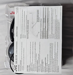 JVC Wired Over-Ear Headphones Powerful Sound Lightweight Black New Open Box