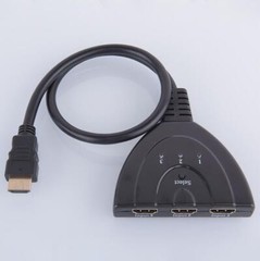 HD 1080P 4K*2K 3 Port HDMI Splitter 3 Into 1 HDMI Switch for TV Box DVD PC Media