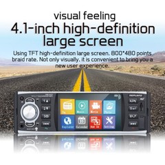 Single 1 Din Touch Screen 4″ In-Dash Head Unit Car Radio Stereo Bluetooth RDS/AM