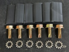(6 pack) Car Audio Ground Bolt Kit 5/16-18 x 3/4″