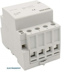 4 Pole Contactor 120V Coil Lighting 50A N/O Motor Control 30AMP 40A 30A 20A DIN