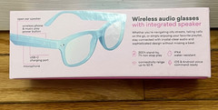 BRAND NEW-WeariQ Bluetooth Smart Glasses, SS-DustyBC1-Dusty Blue Glossy Frame