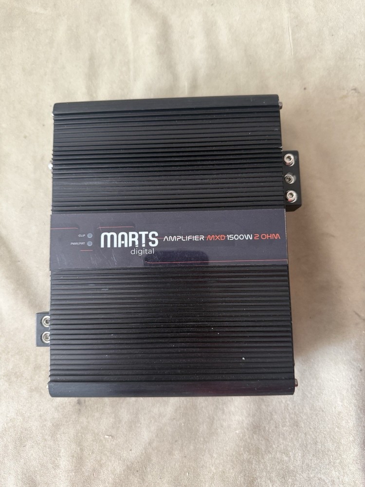 Marts Digital MXD1500W Mono 1500W RMS 2 Ohm Amplifier – PRV & Brazil Style Amp!