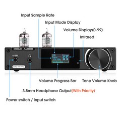 HiFi Bluetooth Tube Preamp S/PDIF USB DAC Speaker Receiver D/A Audio Converter